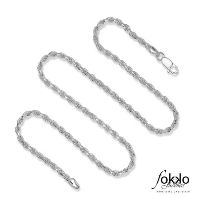 Rope chain kopen | Surinaamse ketting zilver