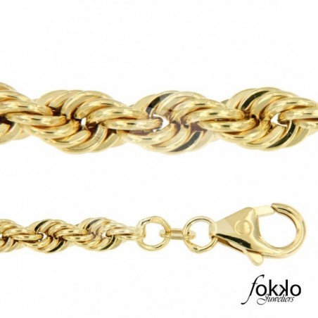 Surinaamse bracelet | Rope chain Surinaams goud