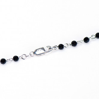 Ogri ai ketting | Surinaamse zwarte kralen ketting 2