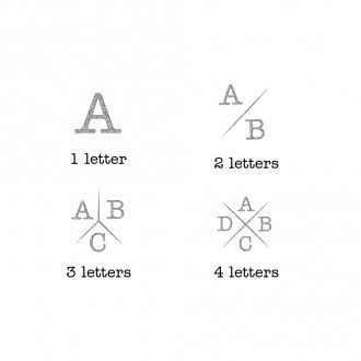 Goedkope zilveren initiaal oorbellen 2