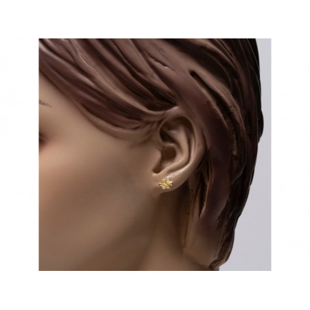 18 karaats surinaamse oorbellen | 18K surinaams goud | Mattenklopper oorbellen goud