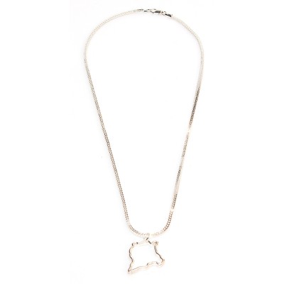 Surinaamse ketting met landkaart hanger | Surinaamse sieradenset