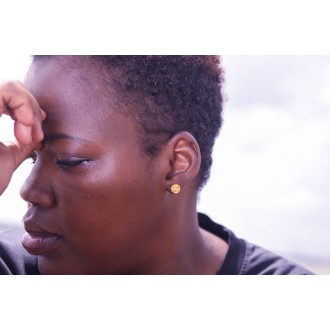 Gouden piet piet oorbellen | Surinaamse oorbellen 2