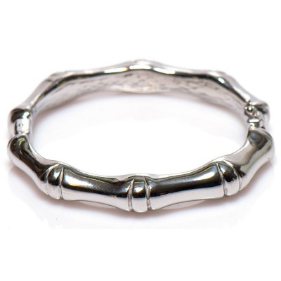 Bamboe bracelet | Bamboe armband zilver