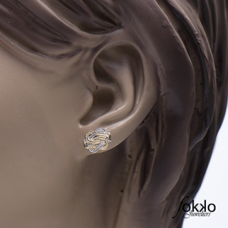 Gouden mattenklopper oorbellen voor kinderen 2