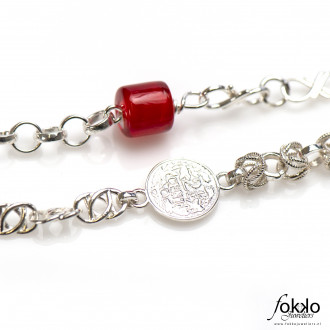 Zilveren Surinaamse kralenketting | Surinaamse ketting | Surinaamse juwelier 2