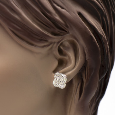 Grote mattenklopper oorbellen | Surinaamse juwelier | Surinaamse sieraden