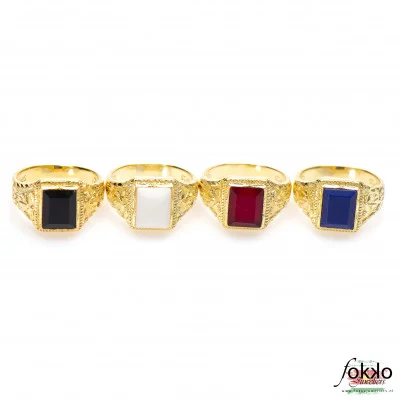 Vierkante ring Suriname | Surinaamse sieraden bestellen