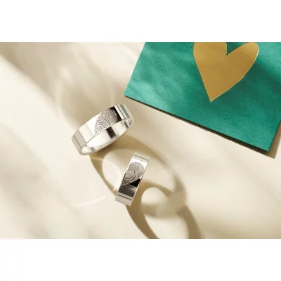 ring vingerafdruk | vingerafdruk sieraden