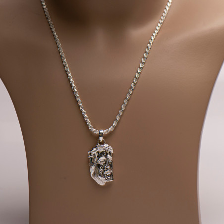 Jesus piece pendant | Jezus hanger zilver | Jezus zilver hanger