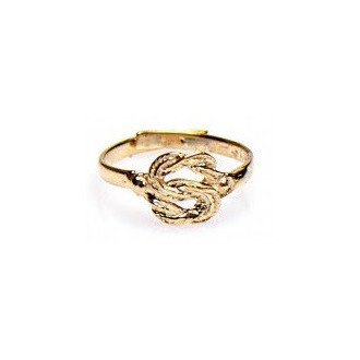 Mattenklopper ring baby - gouden mattenklopper ring baby - Surinaamse babysieraden
