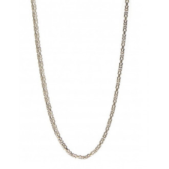 Zilveren koningsketting | Goedkope koningsketting vierkant