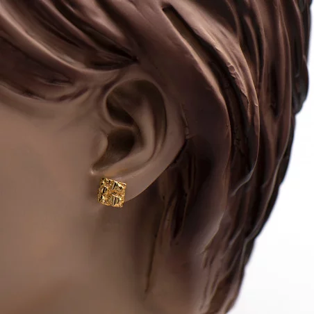 Gouden piet piet oorbellen - 2