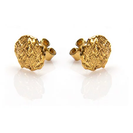 Gouden piet piet oorbellen | Surinaamse oorbellen | Surinaams goud