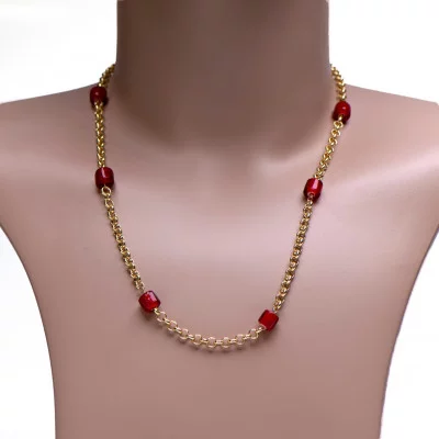 Surinaamse lontai ketting | Lontai keti | Gouden Surinaamse ketting