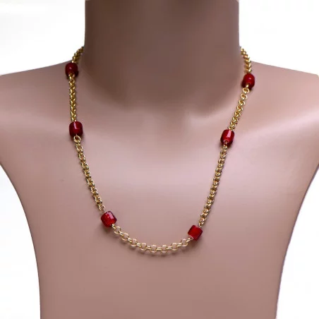 Surinaamse lontai ketting | Lontai keti | Gouden Surinaamse ketting